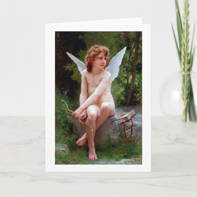 Cupid, Bouguereau Kort (Framsida)