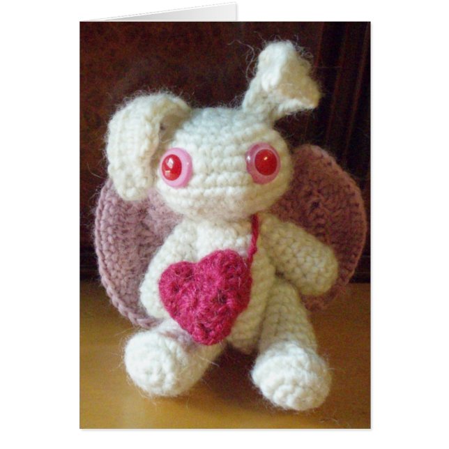 Cupid Bun Card Hälsningskort (Framsidan)