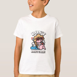 Cupid Cartoon Funny Valentine | Dont Disturb T Shirt