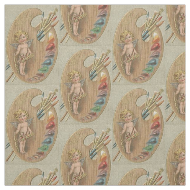 Cupid Cherub Paint Painting Push Palette Tyg (Provkarta)