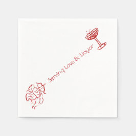 Cupid Cocktail Napkins Pappersservett