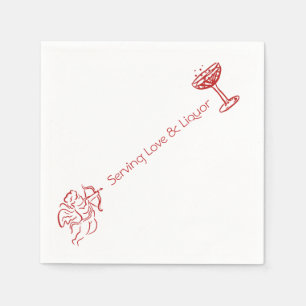 Cupid Cocktail Napkins Pappersservett