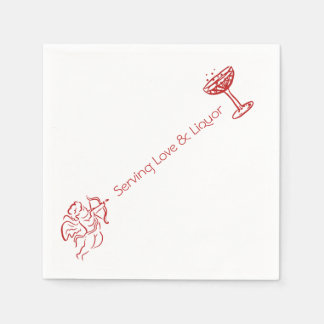 Cupid Cocktail Napkins Pappersservett