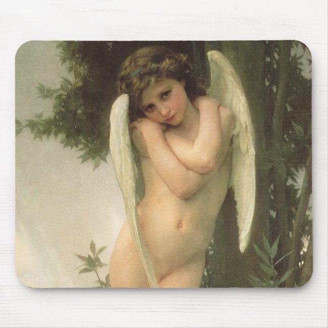 Cupid (Cupidon) Angel Porträtt av Bouguereau Musmatta (Framsidan)