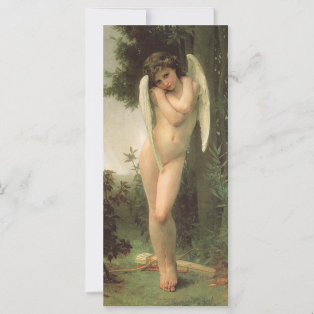 Cupid (Cupidon) Ängelporträtt av Bouguereau (Framsida)