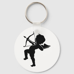 Cupid - Cupidspilbåge och pil av kärlek Nyckelring