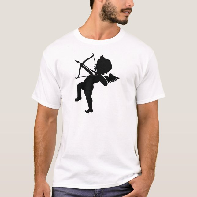 Cupid - Cupidspilbåge och pil av kärlek T-shirt (Framsida)