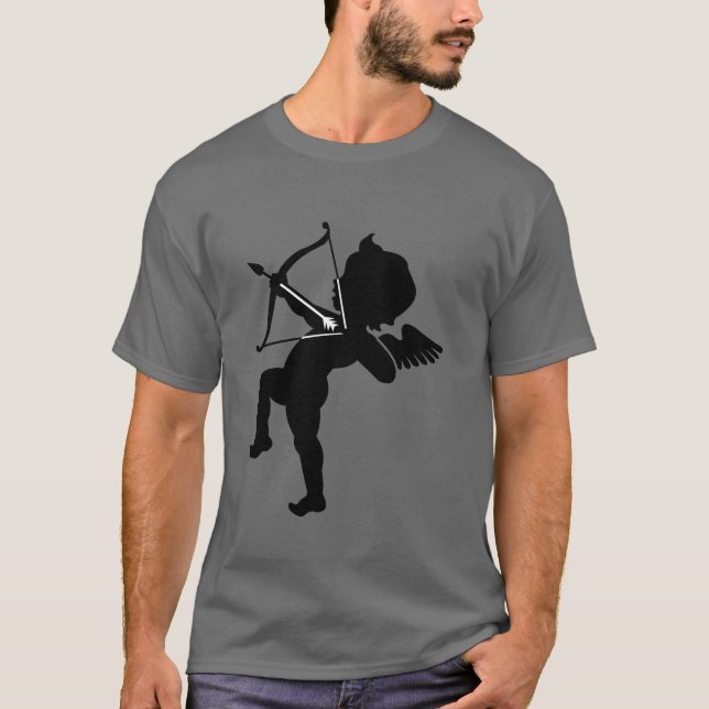 Cupid - Cupidspilbåge och pil av kärlek Tee (Framsida)