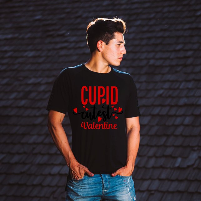 Cupid cutest Valentine T Shirt (Skapare uppladdad)