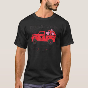 Cupid Delivery Co Red Lastbil Valentines day NICU T Shirt