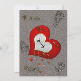 Cupid Falling-meddelande Meddelande