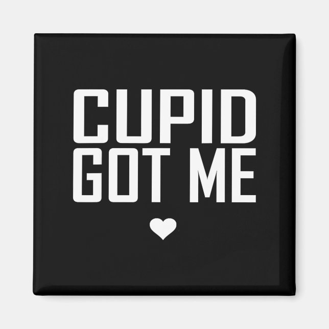 Cupid Fick Mig Söt Romans Kerub Välgörenhet Presen Magnet (Framsidan)