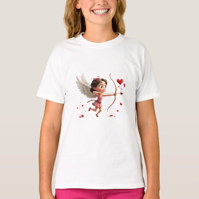 Cupid flicka t shirt (Framsida)