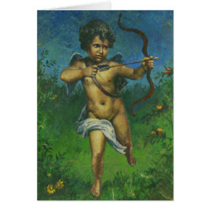 Cupid fresco Design Hälsningskort