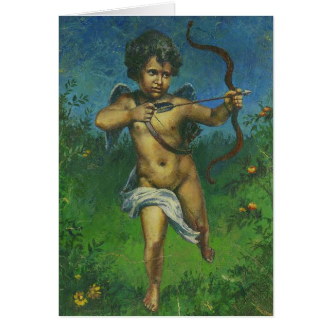 Cupid fresco Design Hälsningskort (Framsidan)