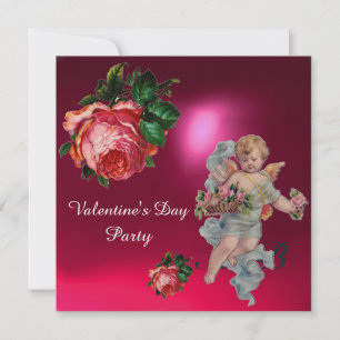 CUPID GATHERING ROSA ROS, VALENTINMONOGRAM INBJUDNINGAR