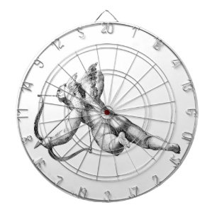 Cupid God vid Kärlek Darttavla