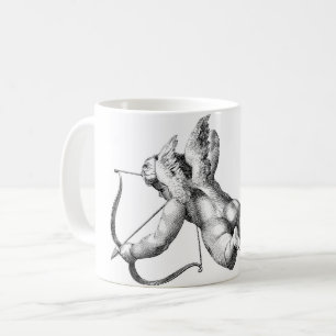 Cupid God vid Kärlek Kaffemugg