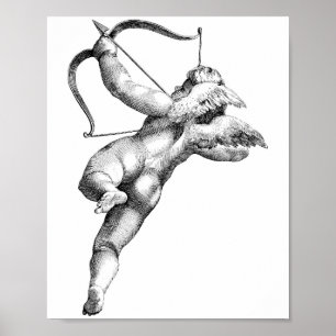 Cupid God vid Kärlek Poster