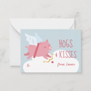 Cupid Gris Activity Classroom Valentine Anteckningskort