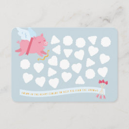 Cupid Gris aktivitetsklassrum Valentine vykort