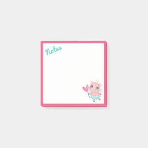 Cupid Gris Post-It Notes Block