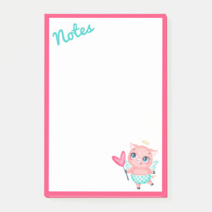 Cupid Gris Post-It Notes Block