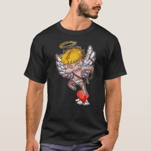 Cupid Heart Valentines day Cute Boy Manar Girl T Shirt