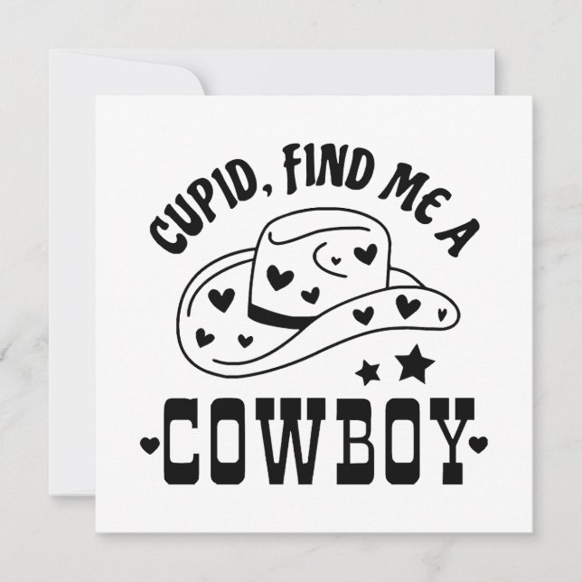 Cupid Hitta Mig En Cowboy Western (Framsida)