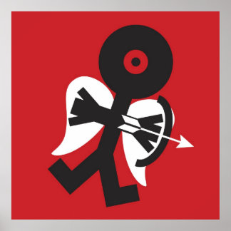 Cupid Icon Art Poster