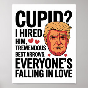 Cupid jag anställde honom enorm kille bästa pilar  poster