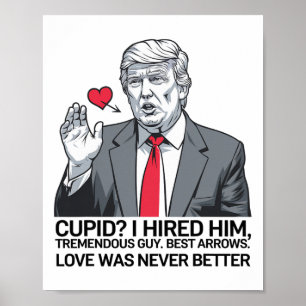 Cupid jag anställde honom enorm kille bästa pilar poster