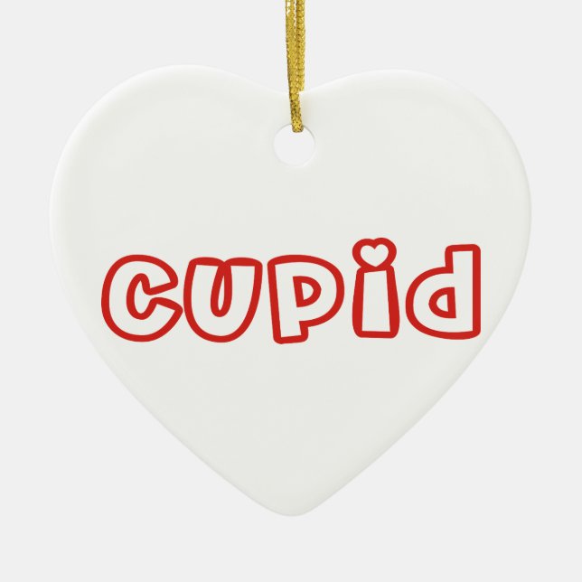 Cupid Julgransprydnad Keramik (Framsidan)