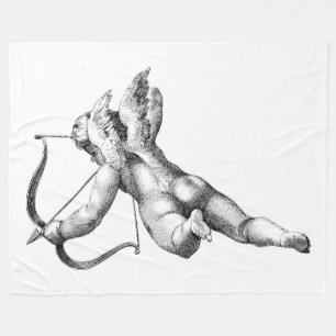 Cupid (Kärlek gud) Fleece Blanket