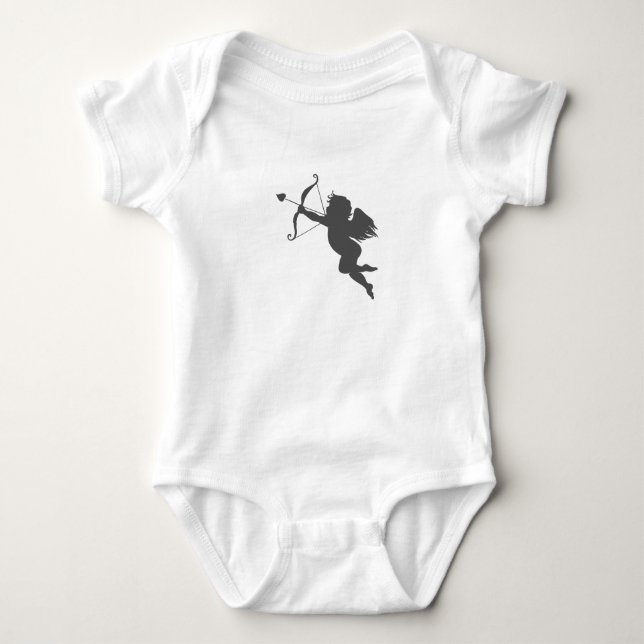 Cupid kärlek silhuette t shirt (Framsida)