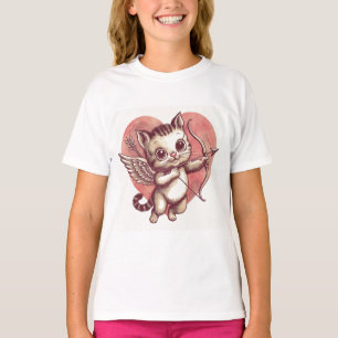 Cupid Kitten T Shirt