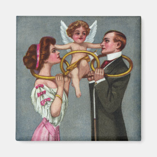 Cupid-länkar par med kedja magnet