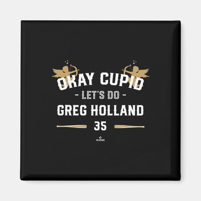 Cupid Let's Do Greg Holland Funny Valentine Sell  Magnet (Framsidan)
