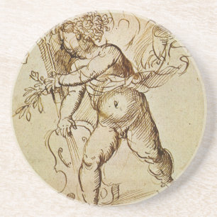 Cupid med en fiol av Domenico Campagnola Underlägg