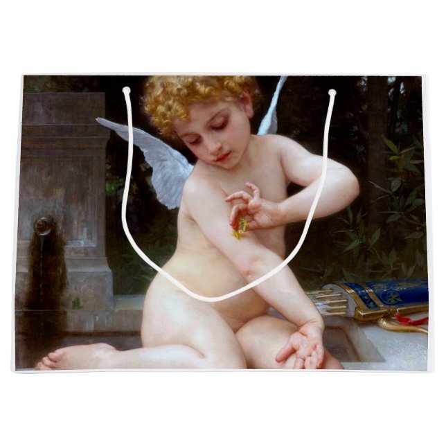Cupid med en fjäril, Bouguereau (Framsidan)