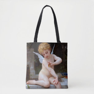 Cupid med en fjäril, Bouguereau Tygkasse