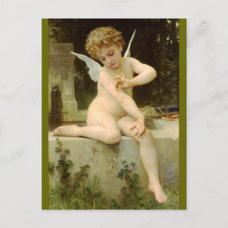 Cupid med fjärilen - Bouguereau Vykort