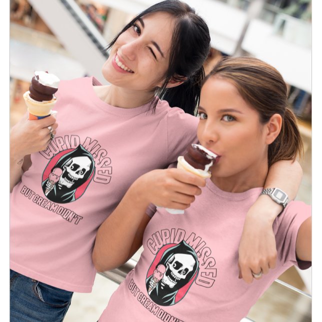 Cupid missade, men Cream gjorde det inte, anti-Val T Shirt (Skapare uppladdad)