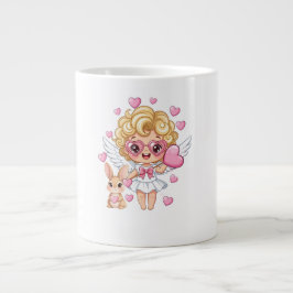 Cupid och Kanindans Jumbo Mugg