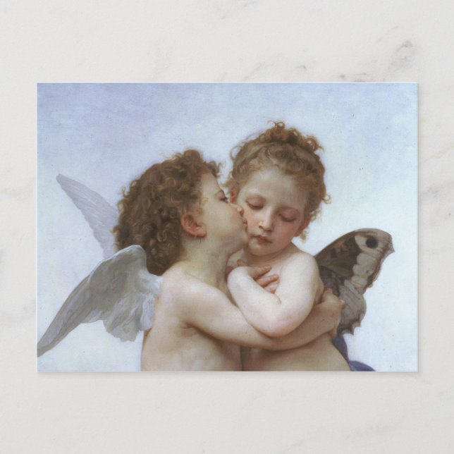 Cupid och Psyche as Babys Vykort (Framsida)