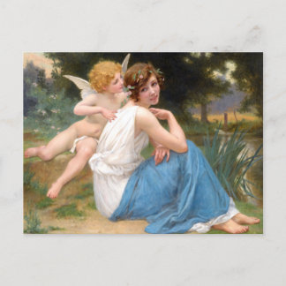 Cupid och Psyche av Guillaum Seignac Vykort
