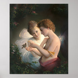 Cupid och Psyche, Louis Prang Poster