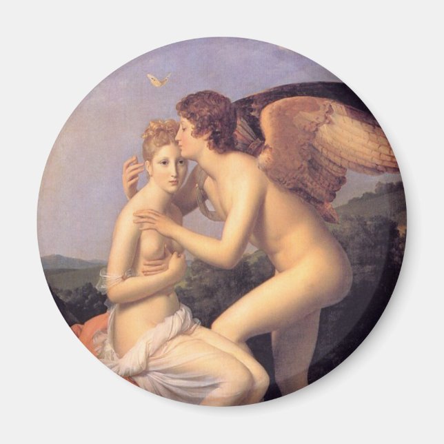 Cupid och Psyche Magnet (Framsidan)