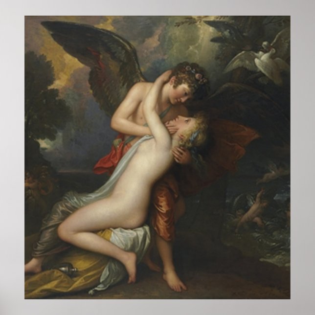 Cupid och Psyche Poster (Framsidan)