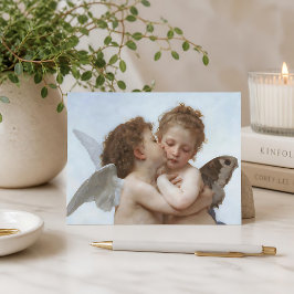 Cupid och Psyche som barn Vykort